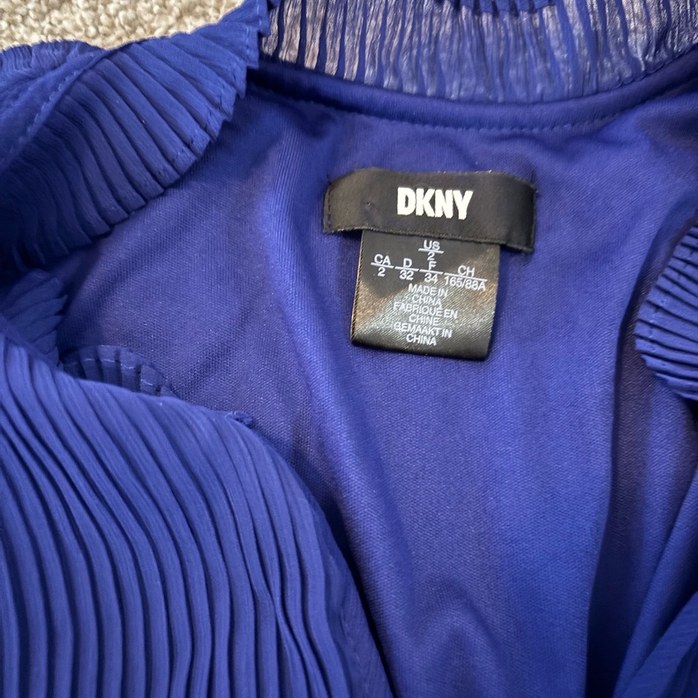 DKNY Royal Blue Midi Dress
